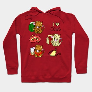 Holiday Cow Pals Herd Hoodie